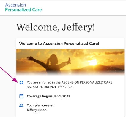 Ascension_Personalized_Care_ACA_Health_Plans_Dashboard_Welcome